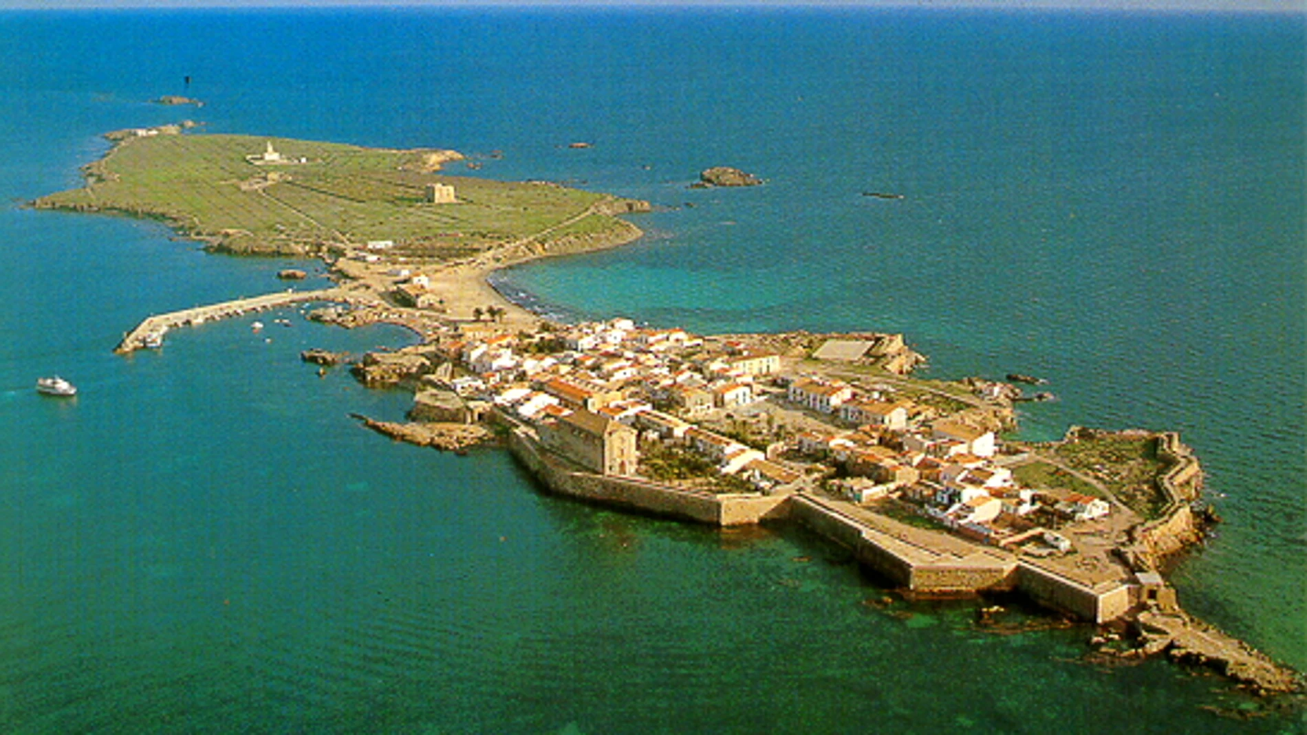 Imagen de la pequeña isla de Tabarca