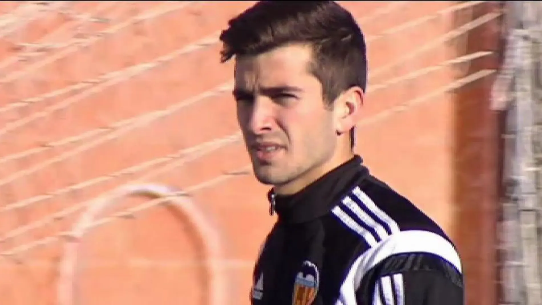José Luis Gayá, en el entrenamiento