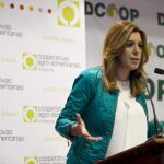 La secretaria general del PSOE de Andalucía y presidenta del Gobierno andaluz, Susana Díaz