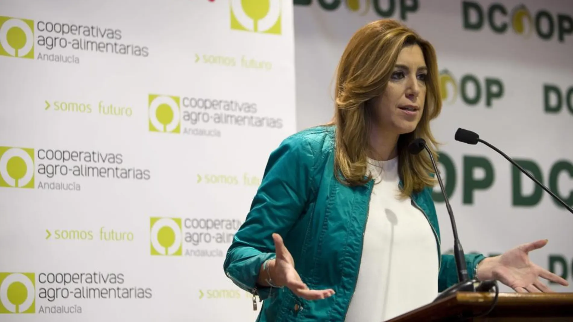 La secretaria general del PSOE de Andalucía y presidenta del Gobierno andaluz, Susana Díaz