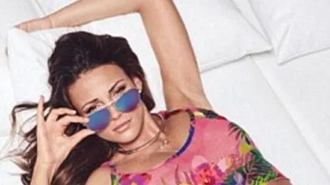Imagen retocada de Michelle Keegan
