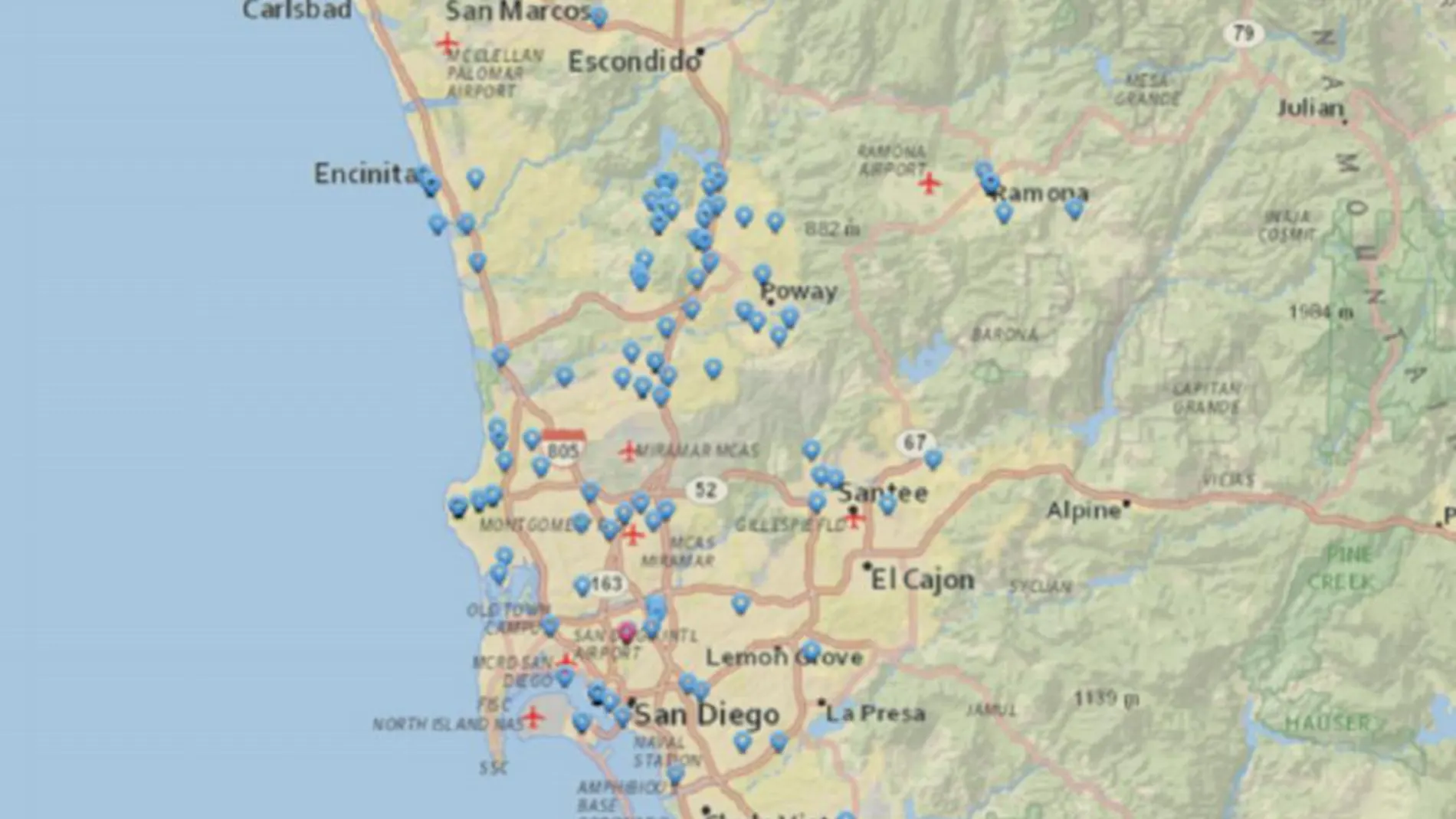 El programa de Tsou cartografía tuits sobre incendios o atascos de tráfico