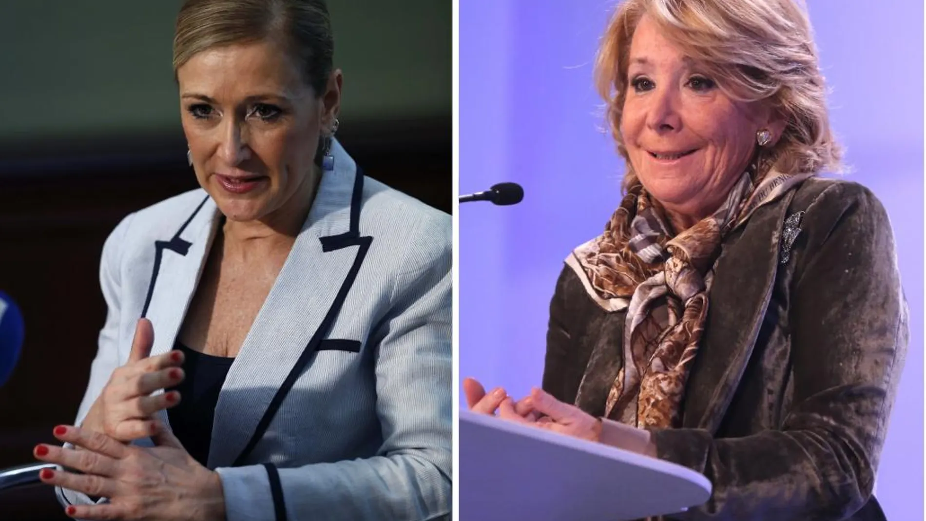 Cristina Cifuentes y Esperanza Aguirre serán las candidatas del PP a la Comunidad de Madrid y al Ayuntamiento de Madrid.