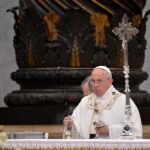 El papa Francisco celebra la Misa Crismal