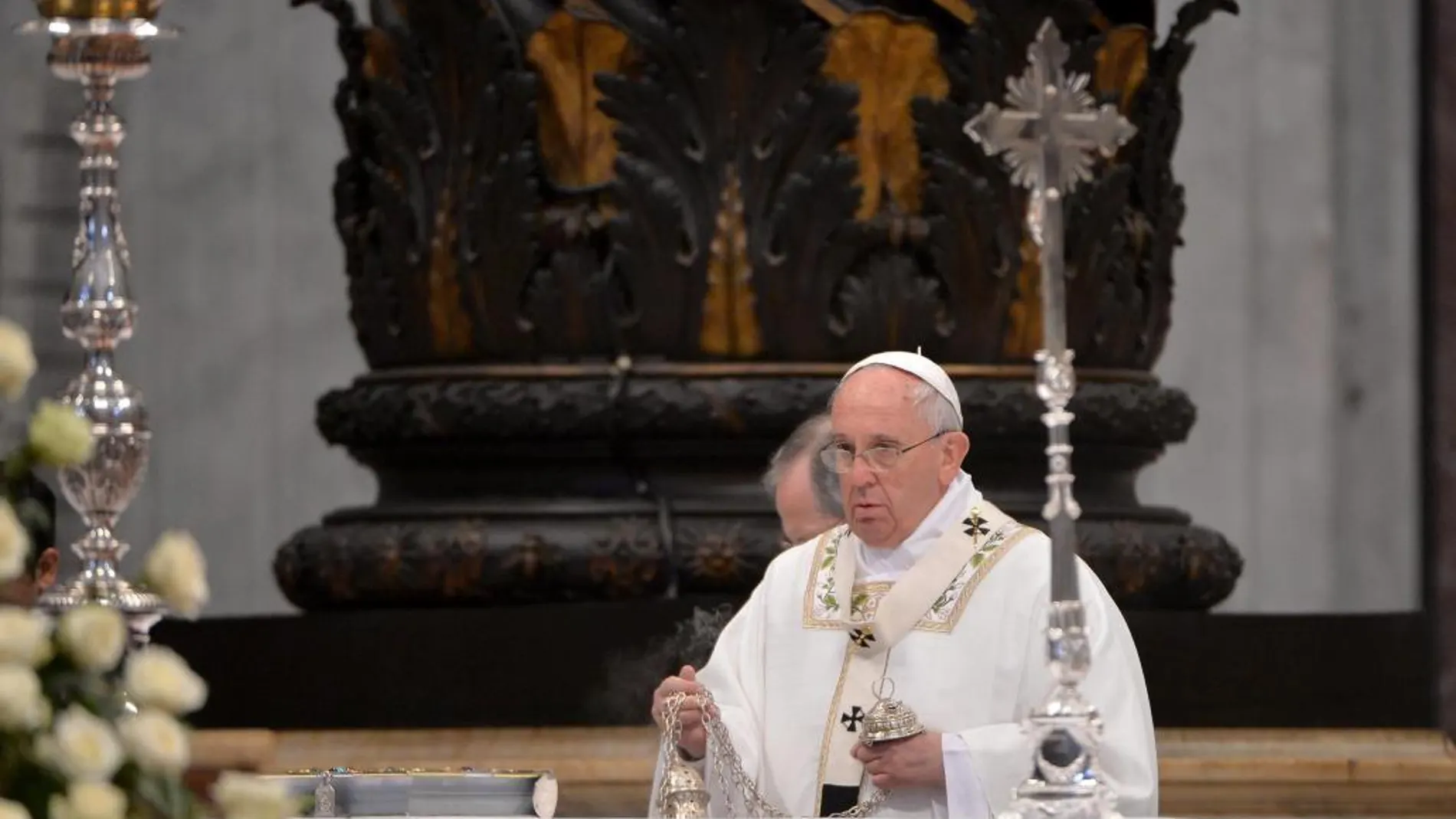 El papa Francisco celebra la Misa Crismal