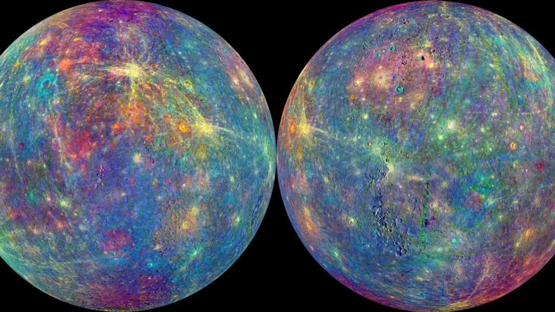 La nasa capta las imágenes más nítidas de Mercurio
