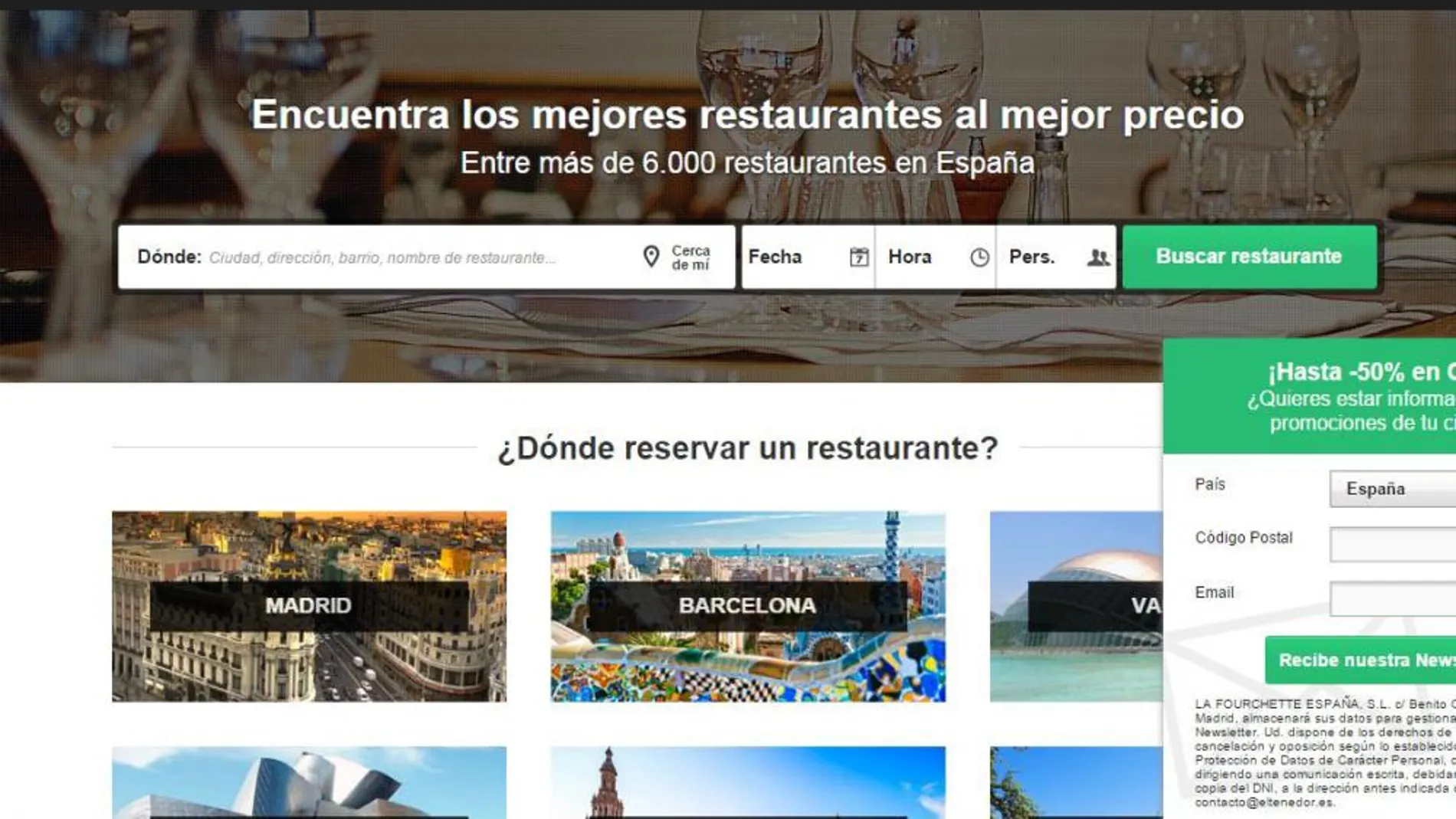 Internet, clave a la hora de elegir restaurante