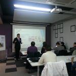 Asistentes a un taller de emprendedores