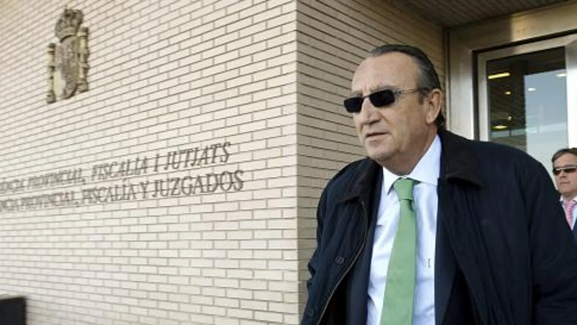 Carlos Fabra, abandona los juzgados de Castellón en una imagen de archivo