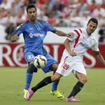  2-0. El Sevilla enlaza su segunda victoria ante un Getafe con poca mordiente