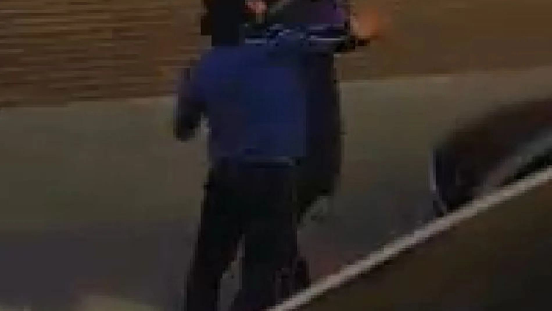Imagen de la agresión.