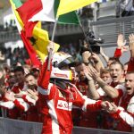 El Ferrari de Sebastian Vettel se impuso en Sepang