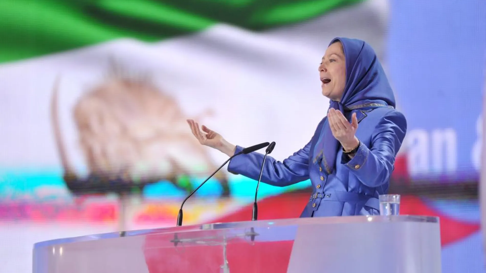Maryam Rajavi, presidenta del Consejo Nacional de Resistencia de Irán