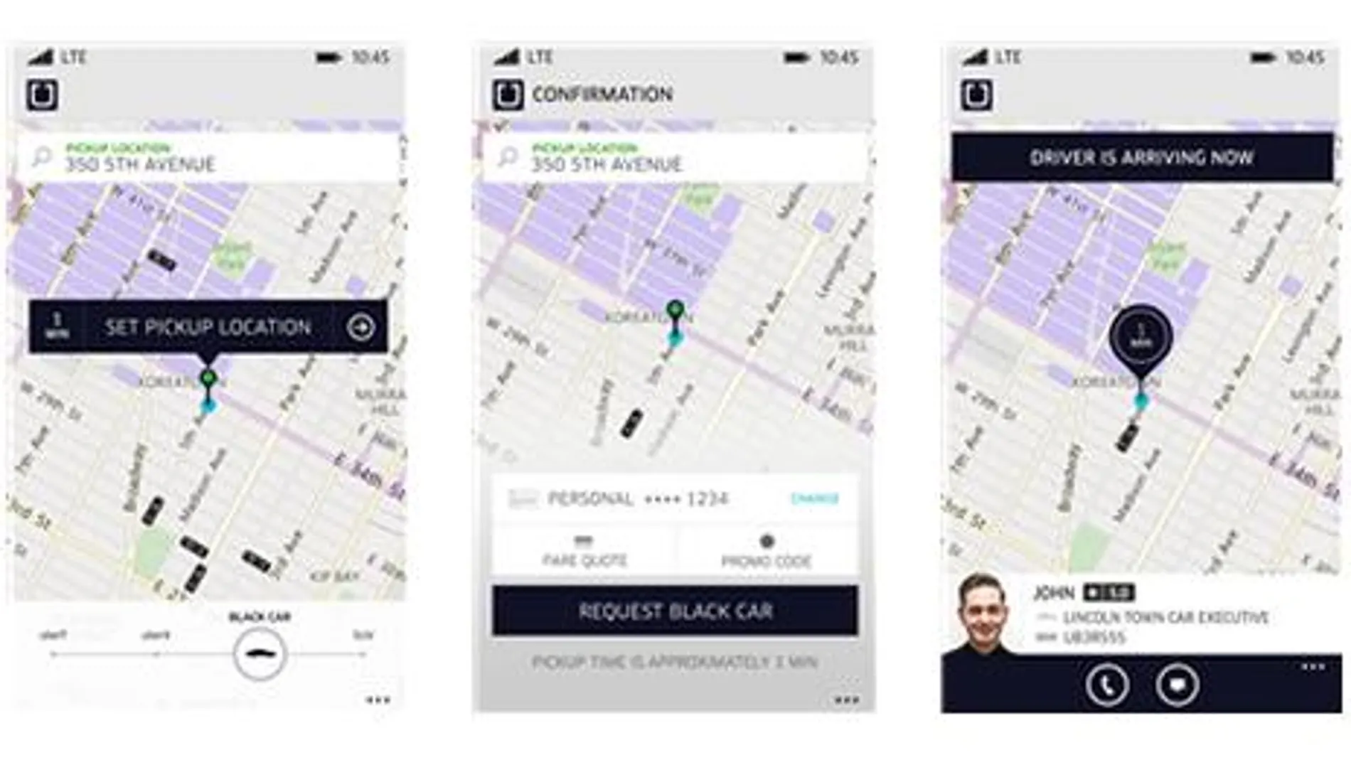 Uber llega a Windows Phone