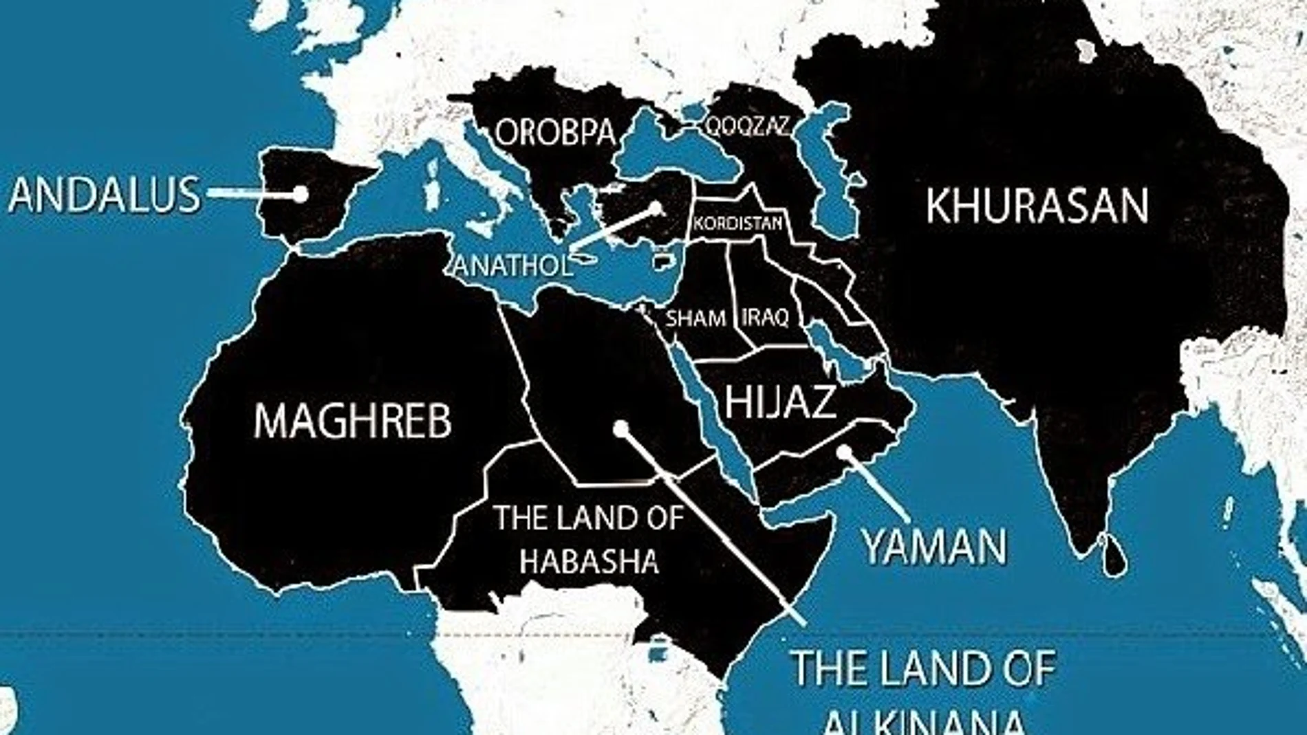 España, «Al Andalus», forma parte «inseparable» del «califato» que trata de formar el Estado Islámico mediante una estrategia conjunta de conquistas «militares» y guerra subversiva contra Occidente