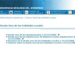 Web del Ministerio de Economía y Hacienda Pública