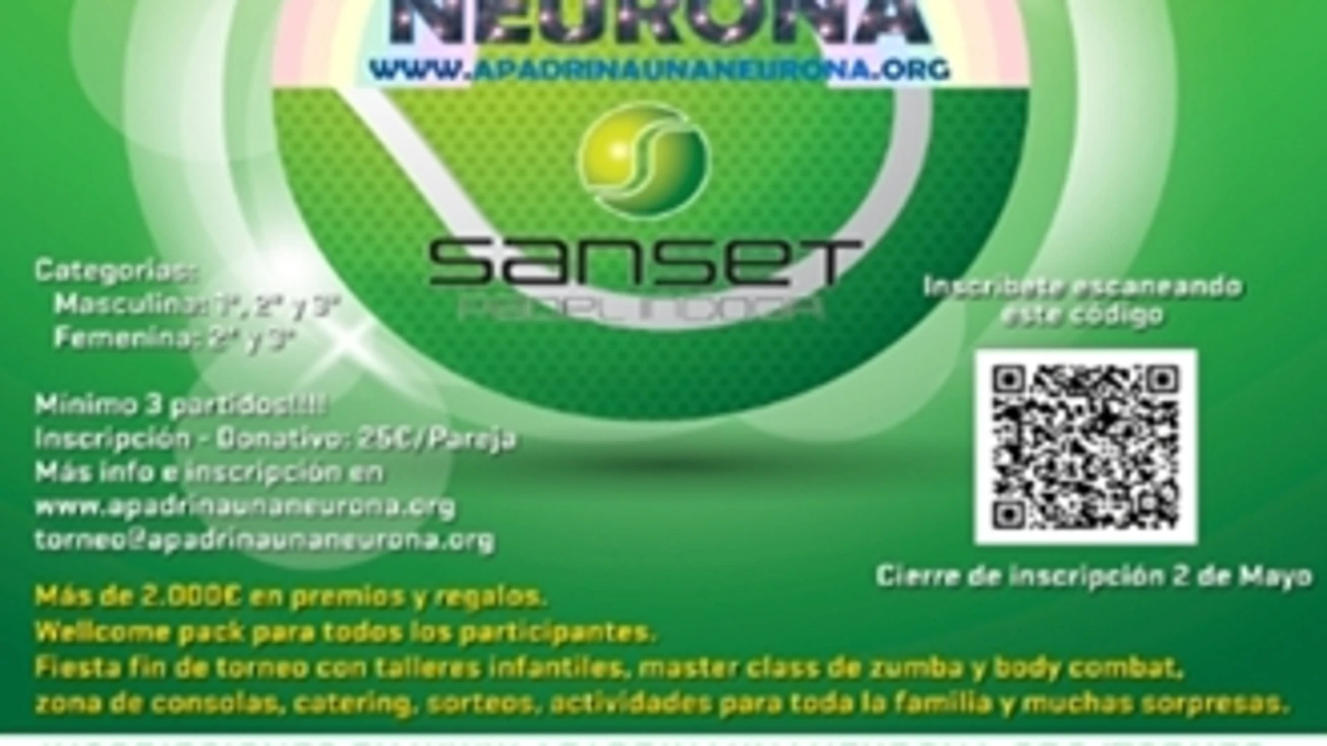 Cartel del torneo solidario