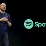 El COE de Spotify Daniel Ek durante la presentación