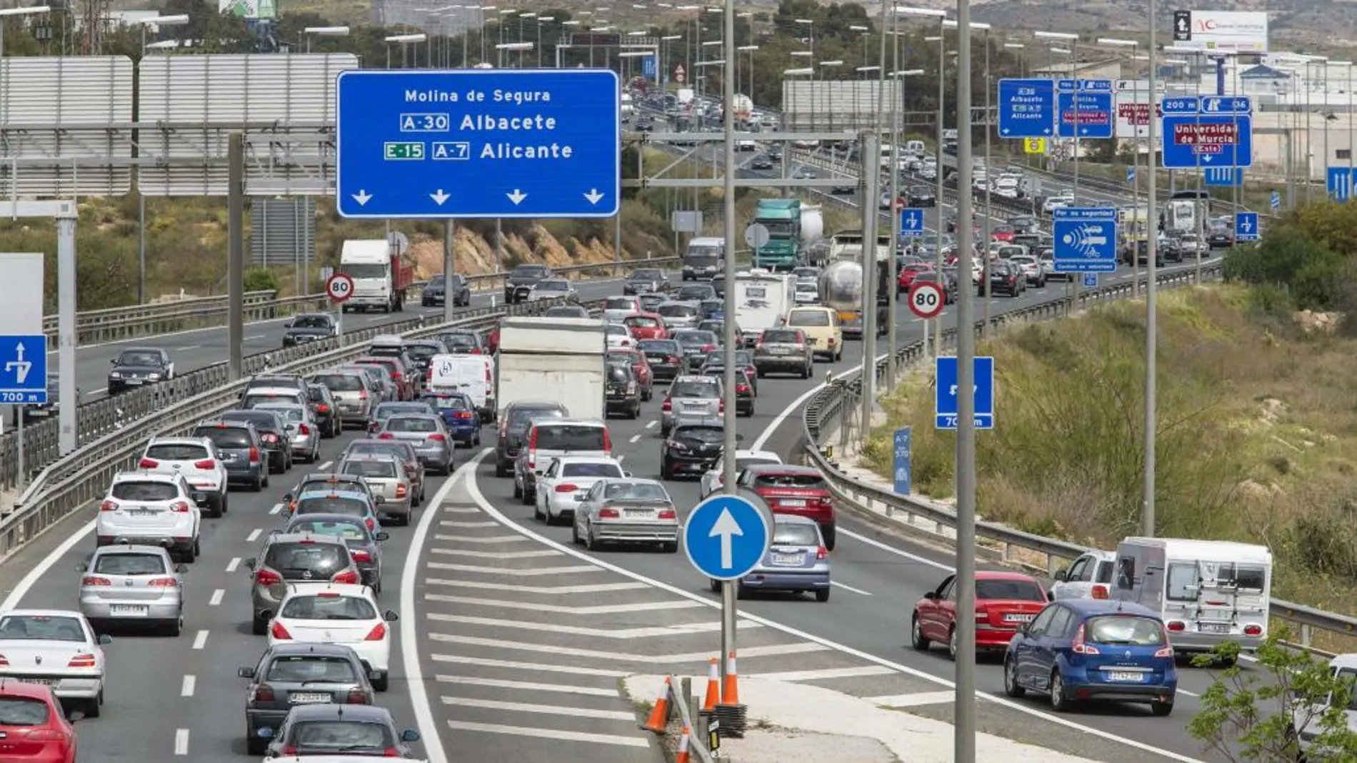 El accidente de produjo en la A30 en dirección a Albacete