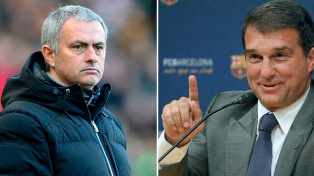 Laporta no piensa en Mou