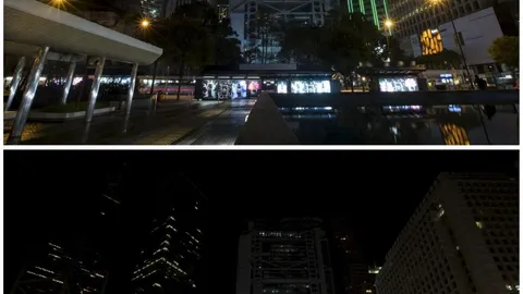 Apagón en Hong Kong