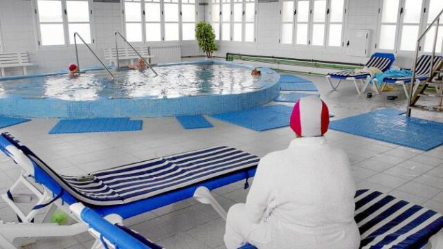 Imagen del balneario del Palacio de las Salinas, en la localidad vallisoletana de Medina del Campo