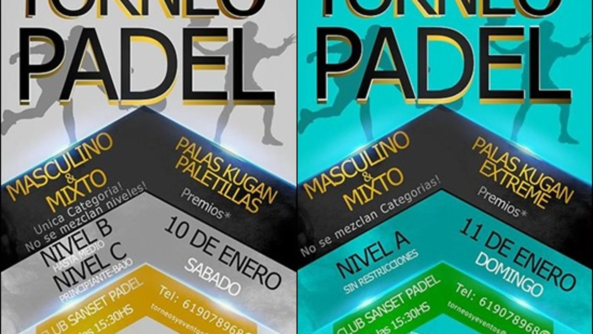 Carteles de la competición.