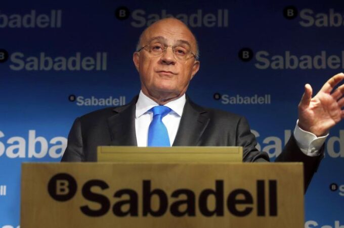 El presidente del Sabadell, Josep Oliu.