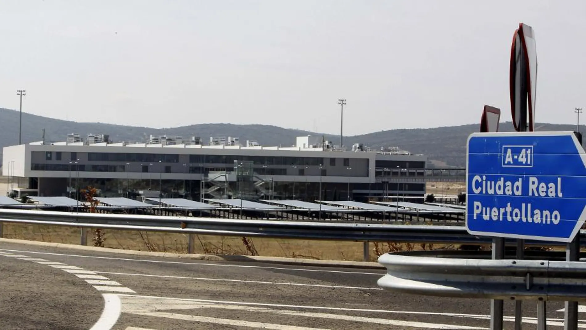 Vista de las instalaciones del Aeropuerto Centro de Ciudad Real, cuyo octavo plazo fijado para la venta ha concluido sin que se hayan registrado ofertas de compra