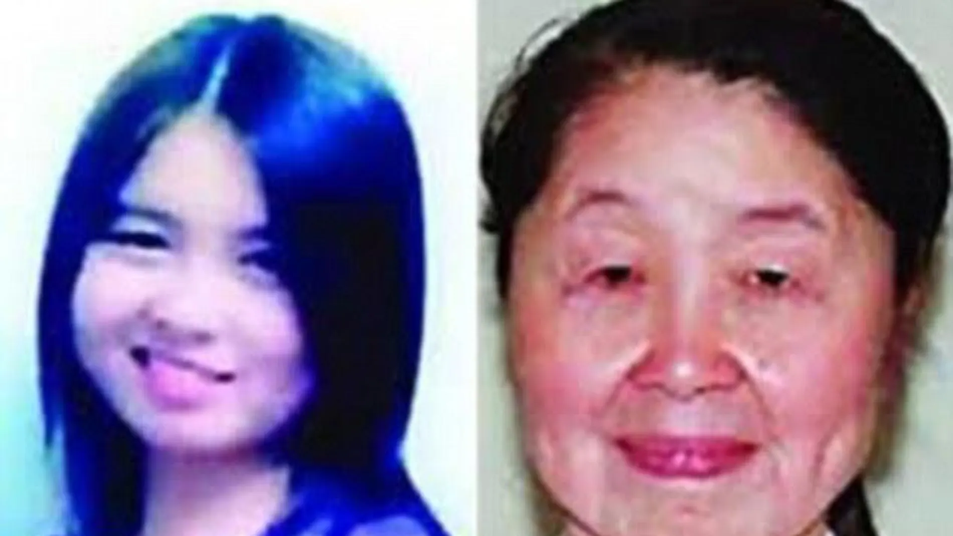 Imagen de Hu Juan antes y después de la enfermedad