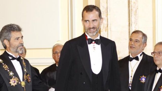 Felipe VI durante la apertura del Año Judicial