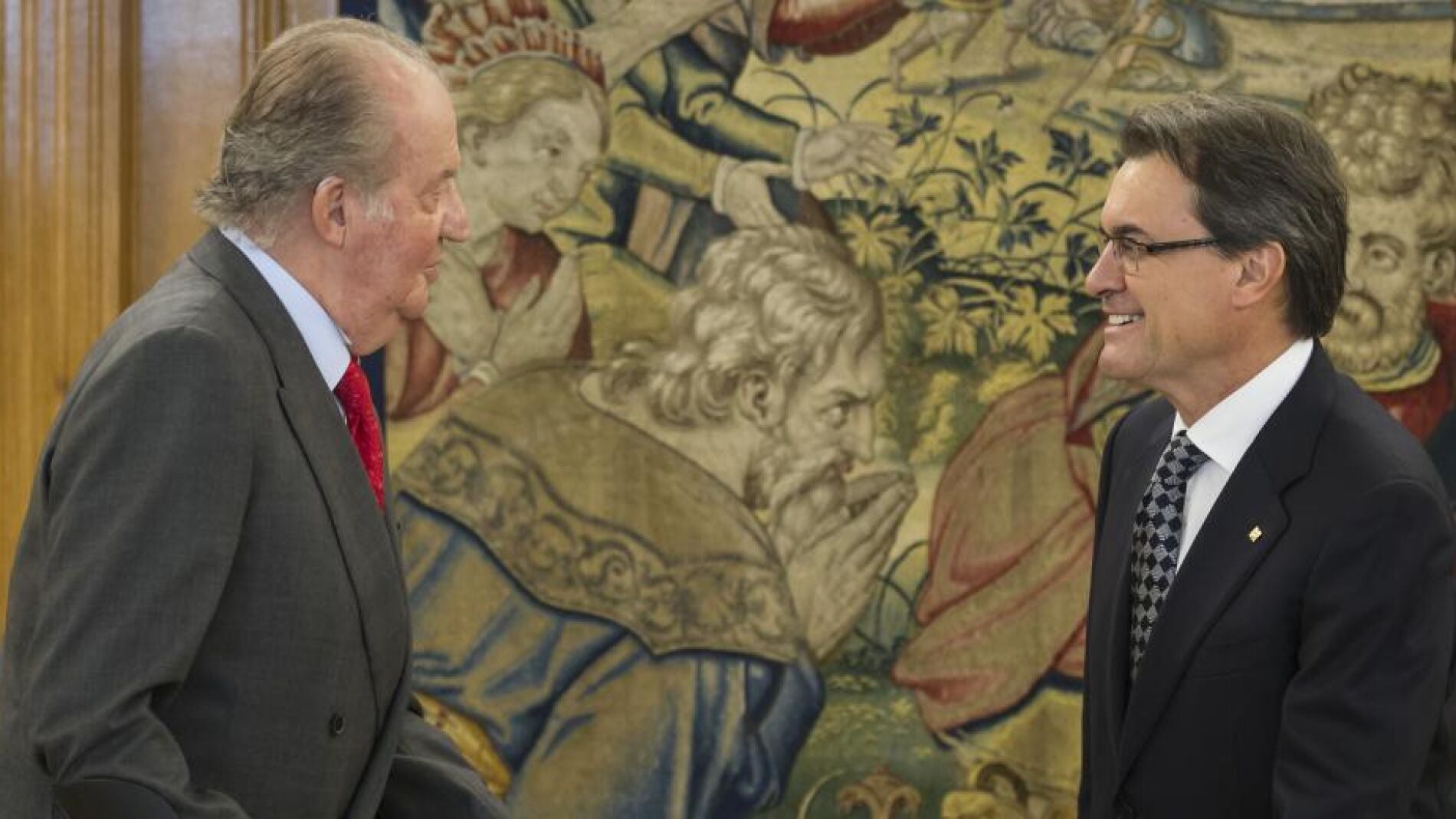 El Rey recibe con frialdad a Mas en La Zarzuela