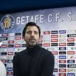 Quique Sánchez Flores durante su etapa como entrenador del getafe.