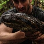 ¿Será esta la anaconda que protagoniza el documental?