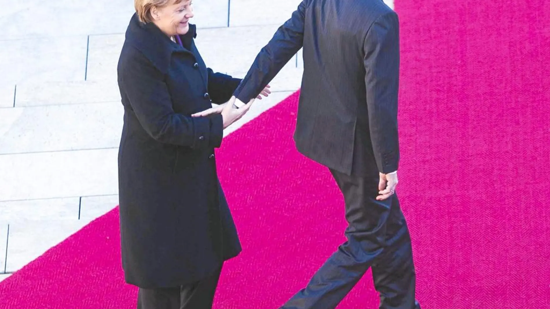 La canciller alemana, Angela Merkel, y el presidente del Gobierno español, Mariano Rajoy, en Berlín