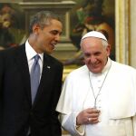 El Papa con Obama el pasado año en el Vaticano