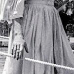 Grace Kelly, a su llegada al puerto de Málaga en 1956