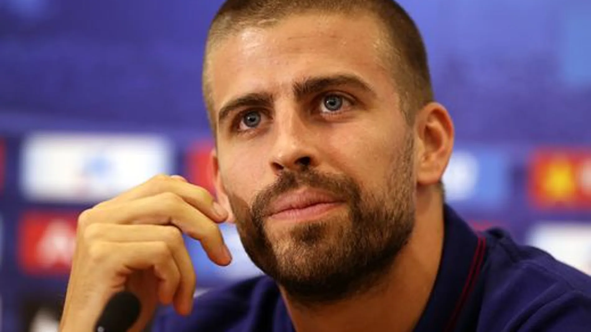 El central barcelonista Gerard Piqué