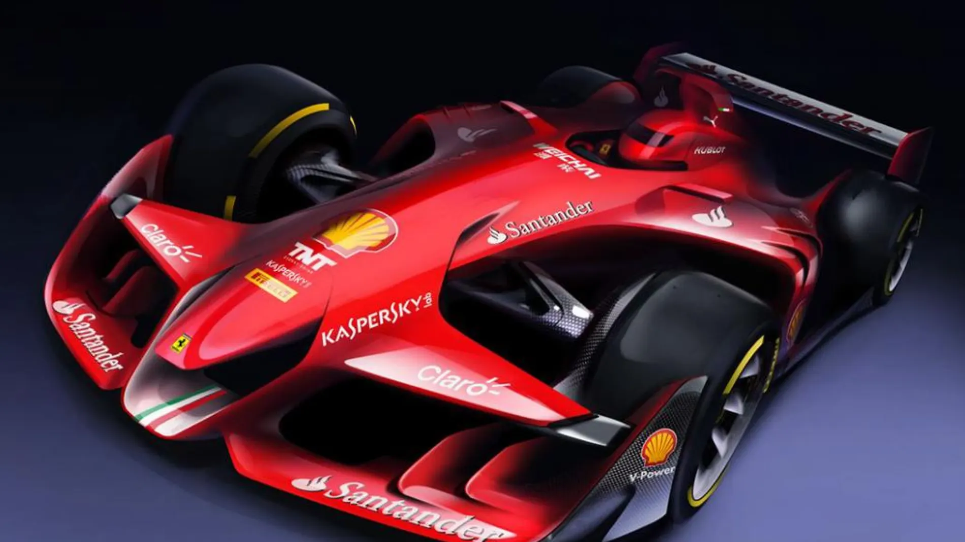 Así será el Ferrari F1 del futuro.