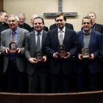 Foto de familia de los galardonados con el 'Premio ¡Bravo! de Prensa' que concede la Conferencia Episcopal