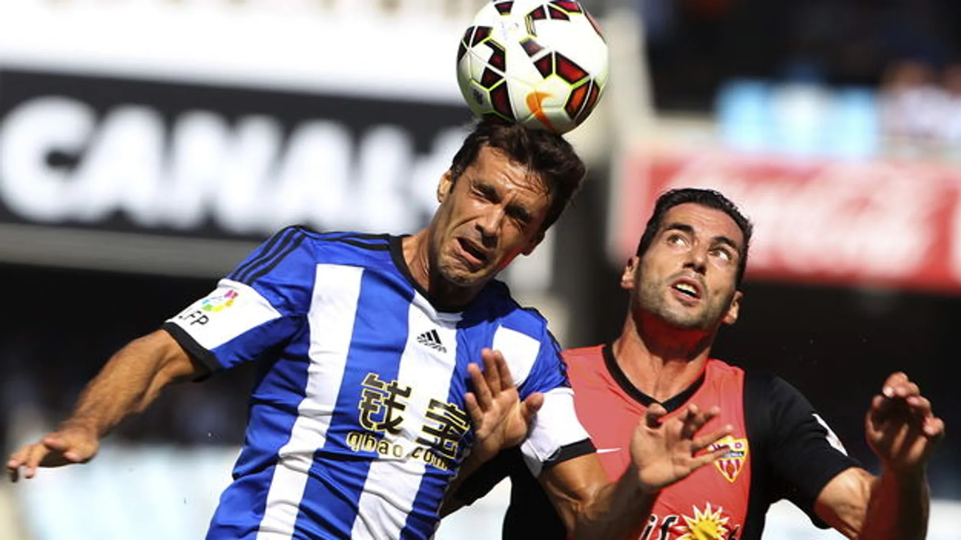 El Almería ganó en Anoeta en la primera vuelta por 1-2