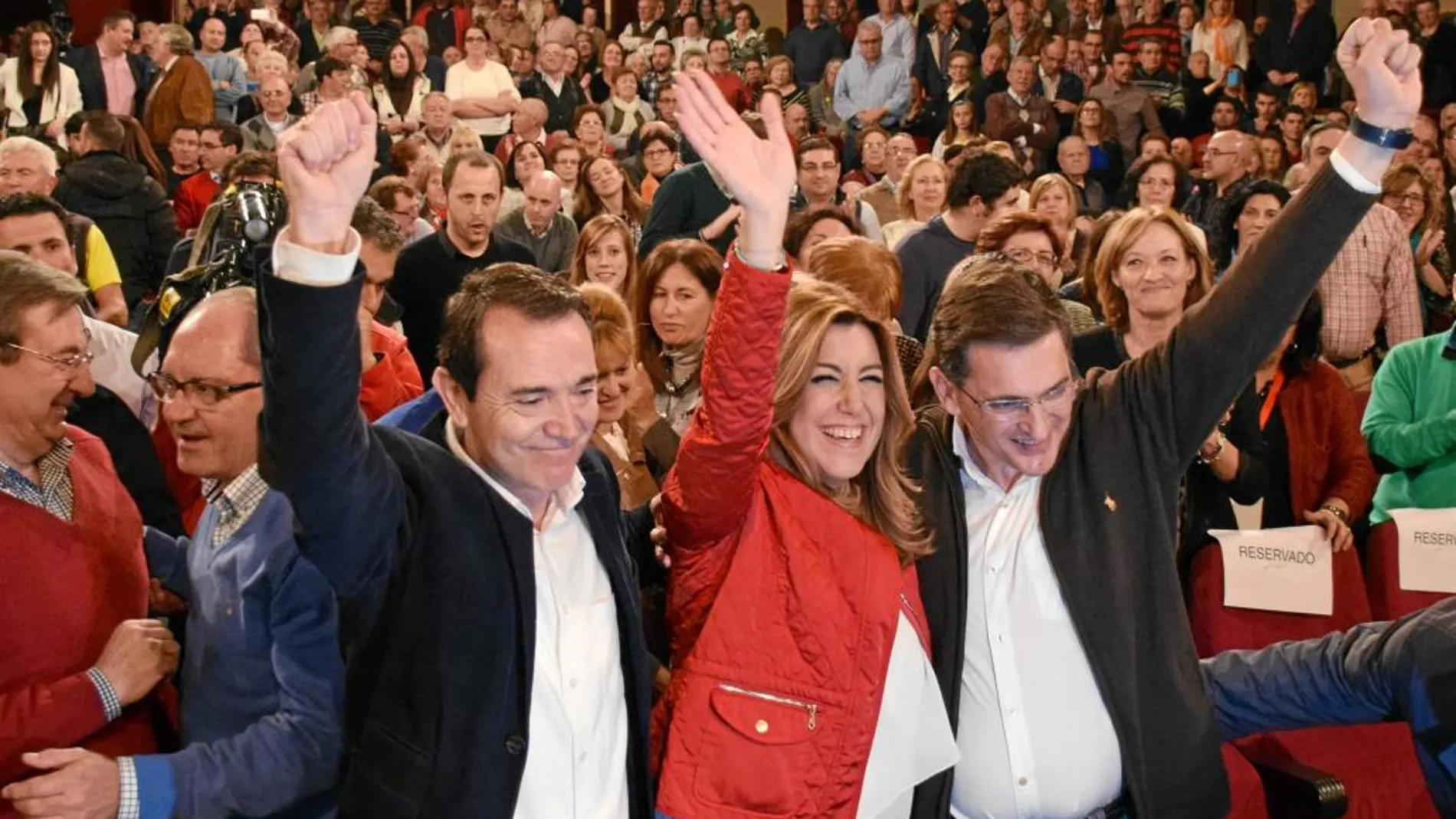 Acto de apertura de campaña del PSOE A en Almería