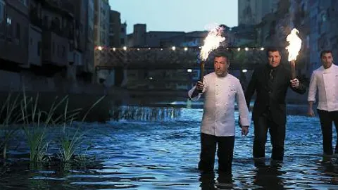 El documental ilumina el trabajo de los tres cocineros