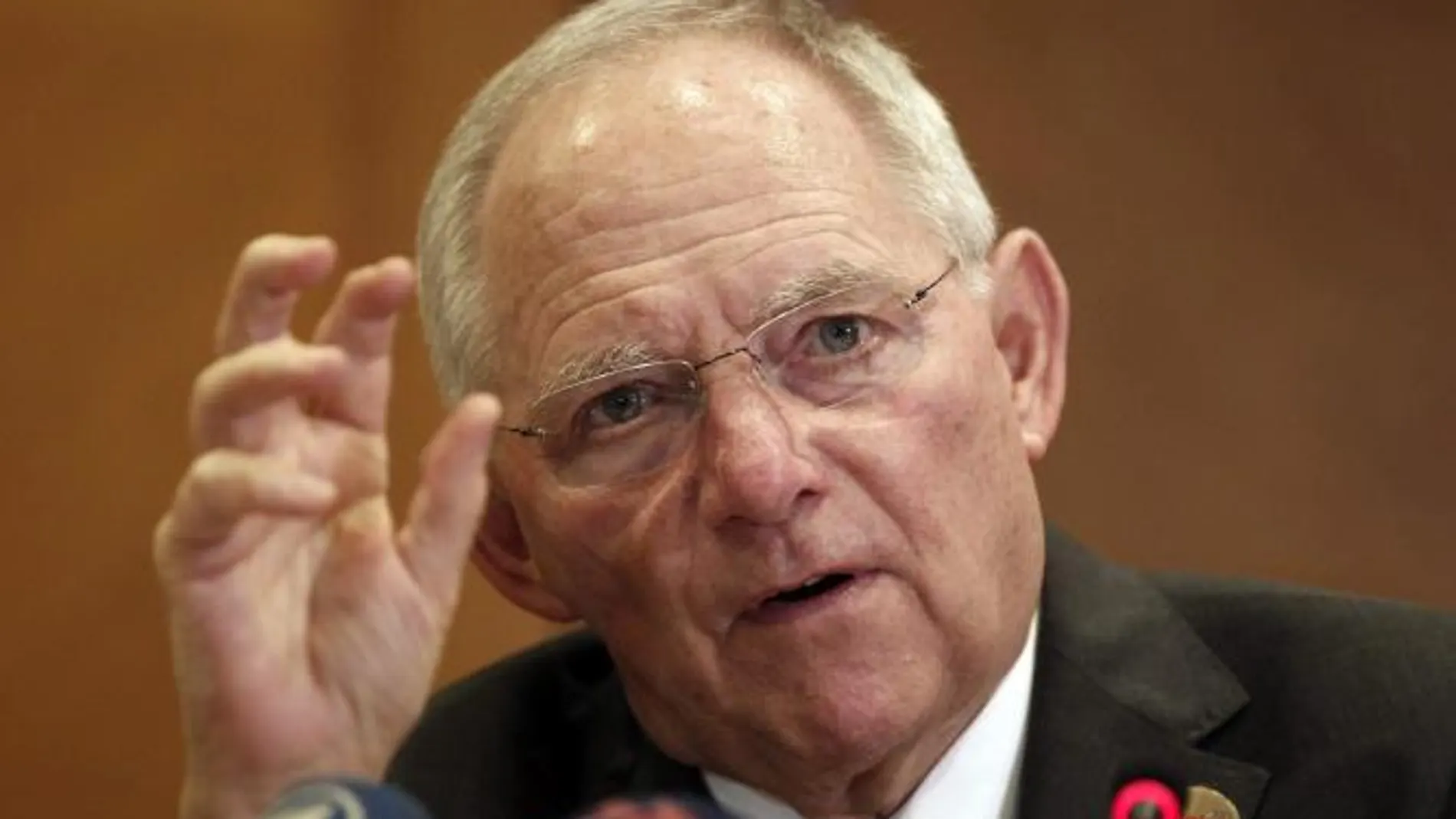 El ministro alemán de Finanzas, Wolfgang Schäuble