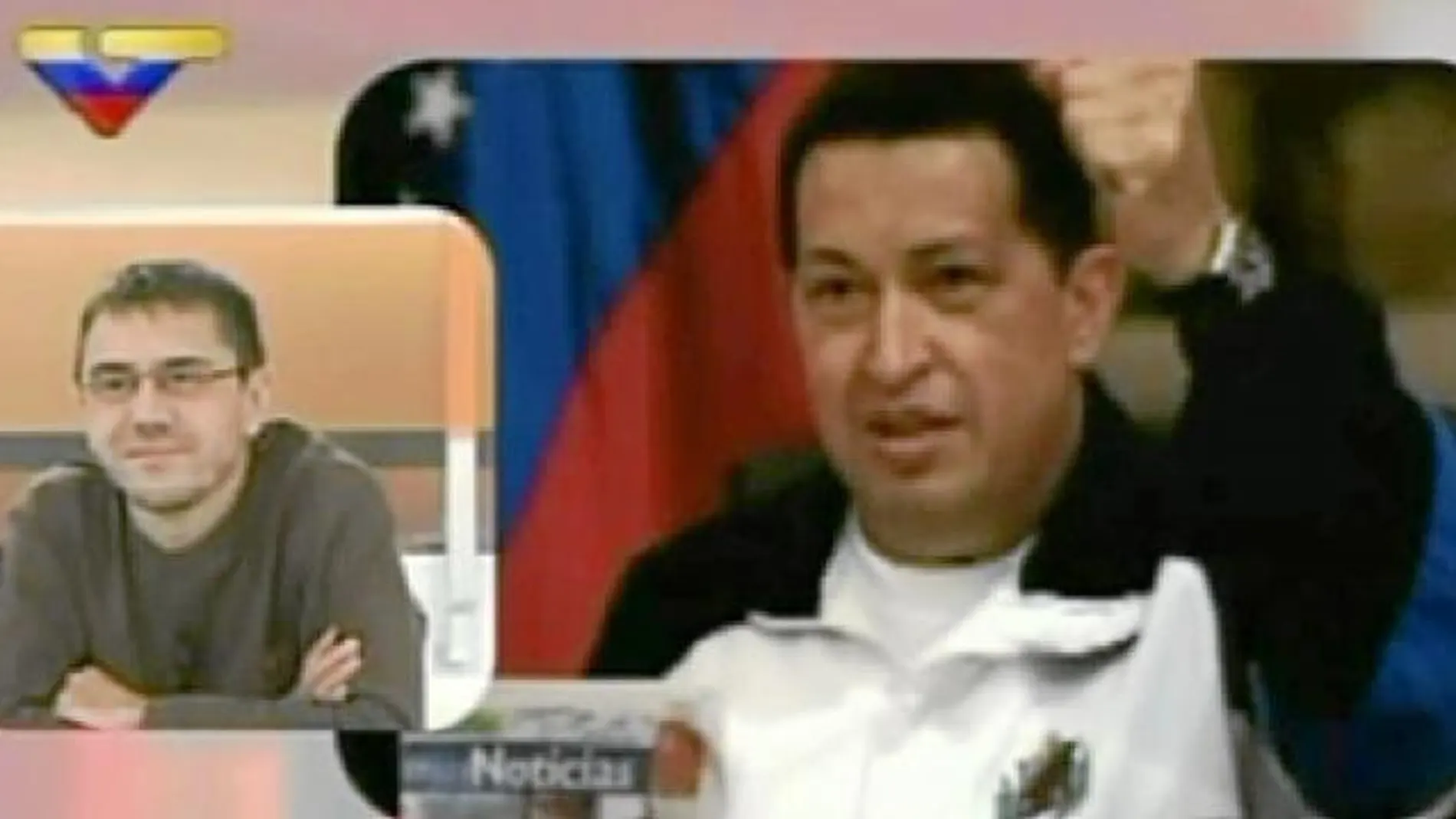 El fallecido presidente Hugo Chávez ordenó en 2005 abrir una cuenta en Suiza. En el recuadro, Monedero, que trabajó para él