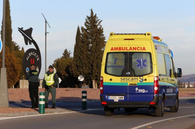 Una ambulancia en Albacete