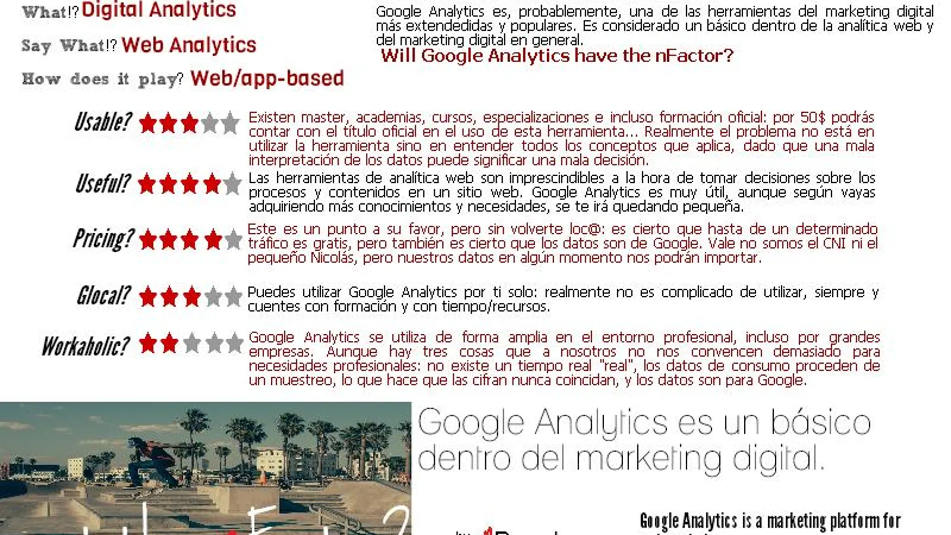 The nFactor: Google Analytics