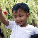 Huertos urbanos en Filipinas para luchar contra la malnutrición infantil