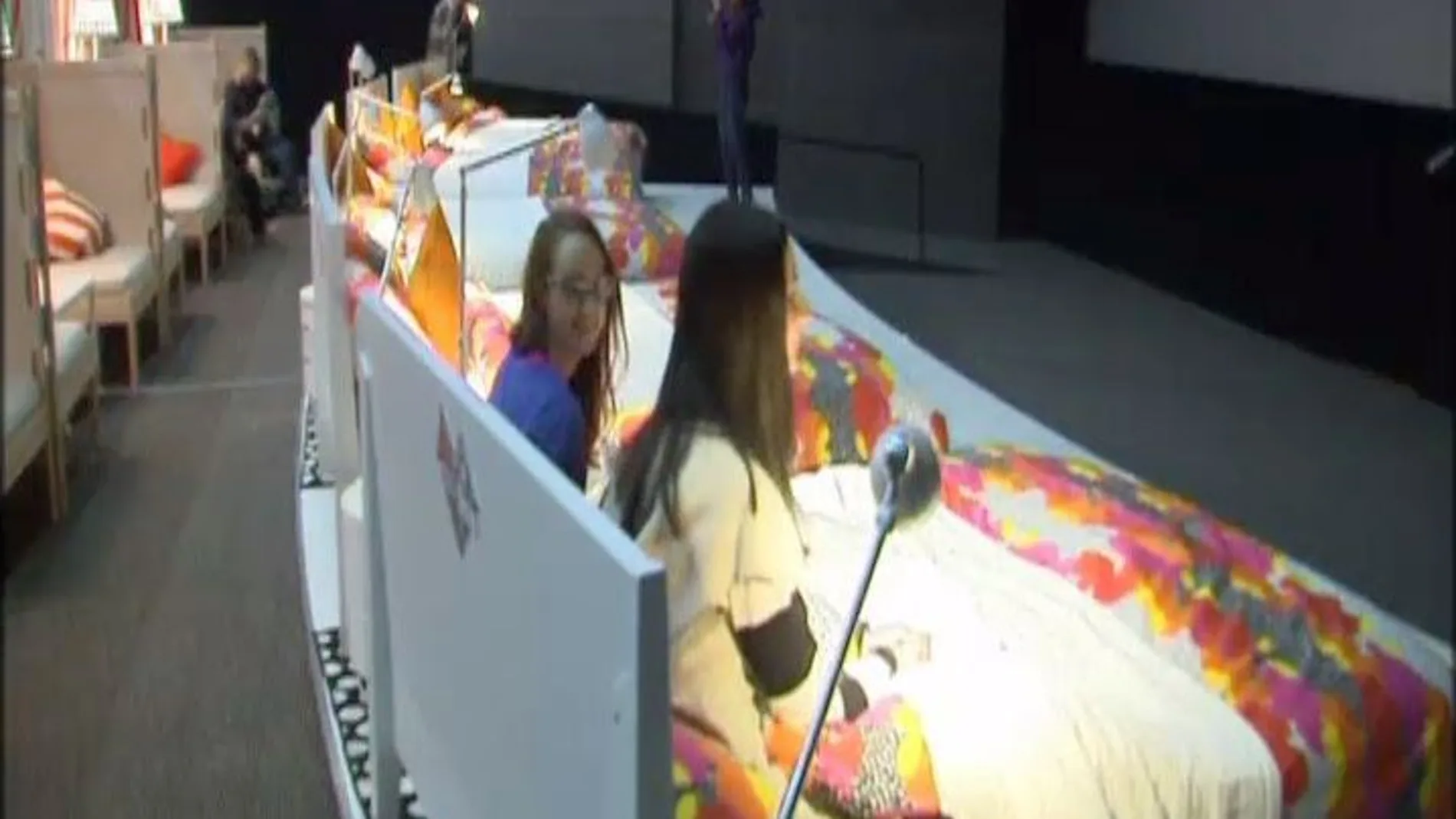 Cine en la cama