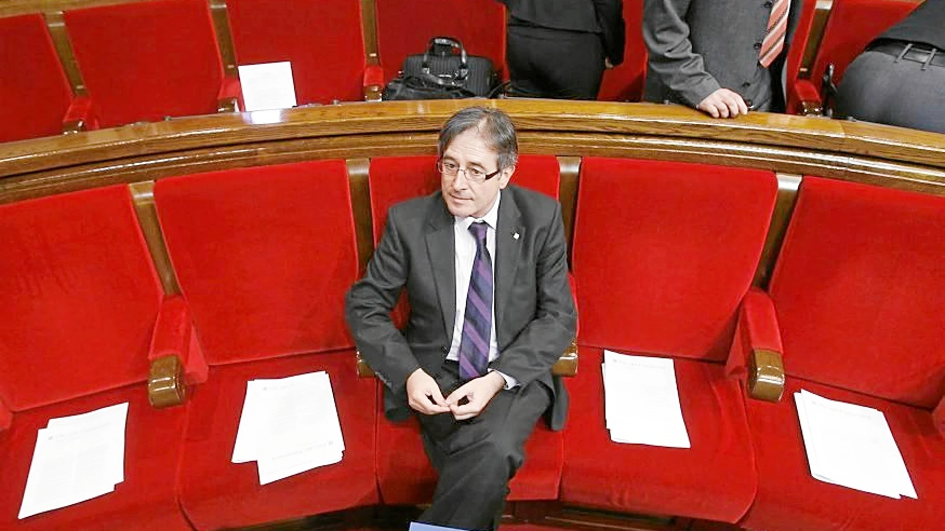 El ex conseller Jordi Ausàs (ERC) en una imagen de archivo en el Parlament de Cataluña